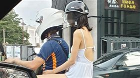 騎士,正妹,後座,喬奶,視線/爆廢公社