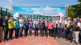 中大國民運動中心興建工程動土，首創地方政府與大學協力合作模式(圖/桃園市政府)