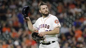▲太空人先發投手邁利（Wade Miley）0.1局狂失7分。（圖／美聯社）