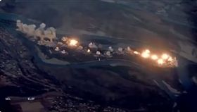 美軍空襲伊拉克卡努島（圖／翻攝自OIR Spokesman Col. Myles B. Caggins III 推特）