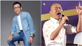 苦苓臉書發文，痛批韓國瑜爆粗口事件（合成圖／翻攝自苦苓臉書、資料照）