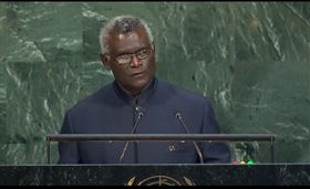 索羅門群島總理蘇嘉瓦瑞（Manasseh Sogavare）（圖／翻攝自推特）