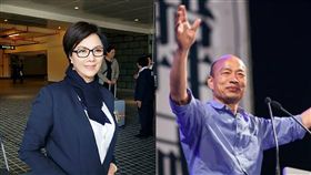 韓粉女星全身顫抖談造勢！脫口韓國瑜「這點」：不是很認同（合成圖／翻攝自臉書）