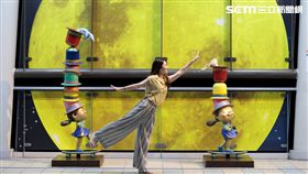 中秋節,淡海輕軌,幾米,漂浮月亮,玉兔,阿姆斯壯,登陸月球
圖／翻攝自新北市捷運公司