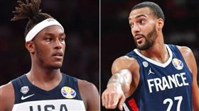 世界盃／美國輸球內幕？法國高塔怒了
FIBA世界盃,法國國家隊,Rudy Gobert,美國國家隊,Myles Turner
翻攝自推特