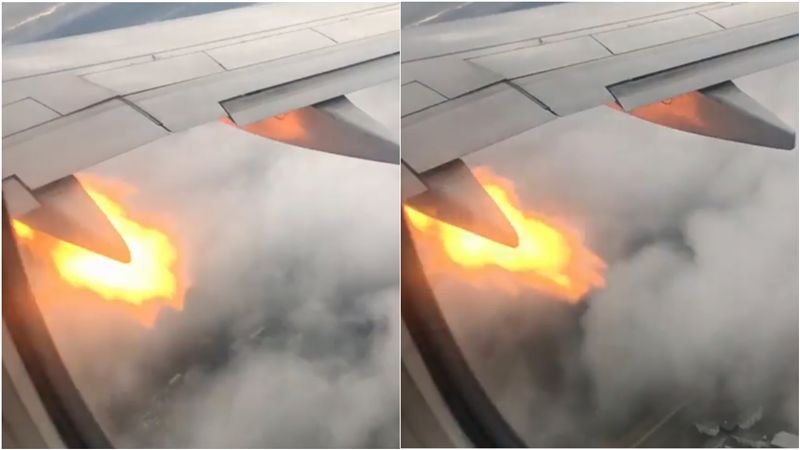 搭機聞「燒鵝味」！下秒驚見引擎冒火
