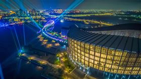 嘉義縣,故宮南院,光雕秀,中秋,登場(圖/故宮南院提供)中央社