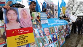 美參院,中國,新疆維吾爾人,施加壓力,施予制裁(圖/中央社)