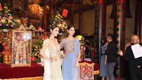 伊林名模新港奉天宮走秀　圖／翻攝自新港奉天宮臉書