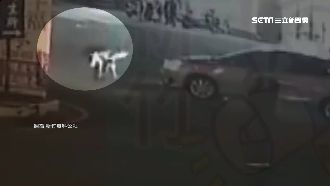 男不走斑馬線遭撞飛　幸命大僅擦傷