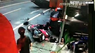 中秋喝太嗨？他酒駕連撞16汽機車