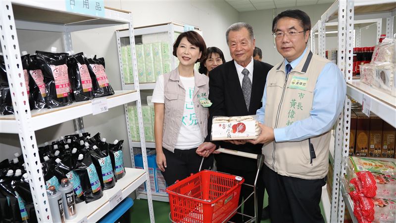 食物銀行啟用　黃偉哲：惜福做公益