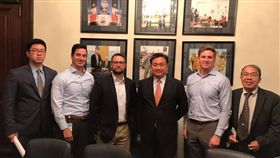 王定宇拜會美國會！盼美邀台灣參與環太軍演（圖／翻攝自王定宇臉書）