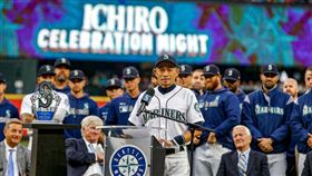 ▲鈴木一朗表揚儀式。（圖／取自水手隊推特）