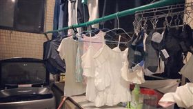 老婆,老公,曬衣服,做家事,雙子座（翻攝自爆怨公社）