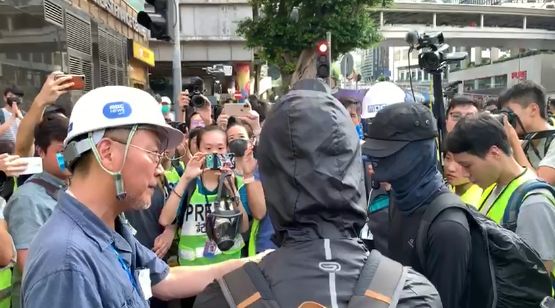 反送中驚喜！金義聖上街力挺示威者
