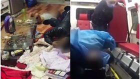 中秋節,烤肉,燒烤,一氧化碳,昏迷,中毒,大陸,甘肅,門窗　圖／翻攝自微博