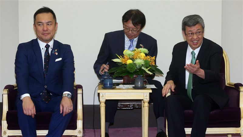 副總統見日本知事　挺台參與國際組織