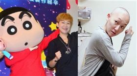 蔣篤慧,蠟筆小新（圖／翻攝自蔣篤慧臉書、微博）