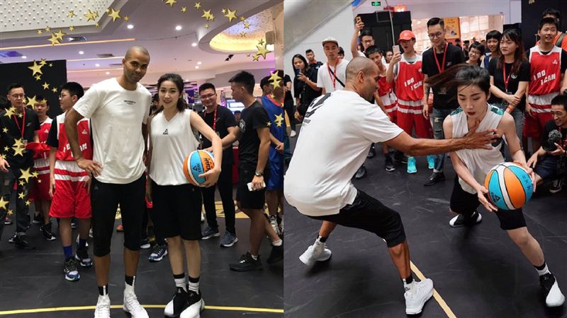 NBA／帕克竟「襲胸」中國正妹球員