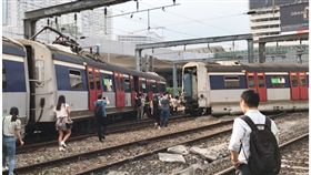 香港,港鐵,紅磡,東鐵線,出軌（圖／翻攝網路）