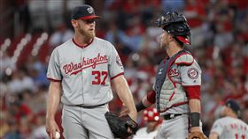 ▲史特拉斯堡（Stephen Strasburg）連3場挨轟，無緣本季第18勝。（圖／美聯社）