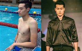 跟大近40歲的東區麻辣火鍋店老闆娘孫筱，交往的渥凱渥模特兒賴昱澂。臉書