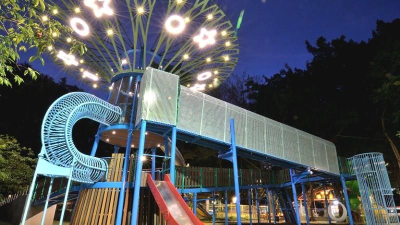 士林天空樹遊戲場　滿足孩子的冒險
