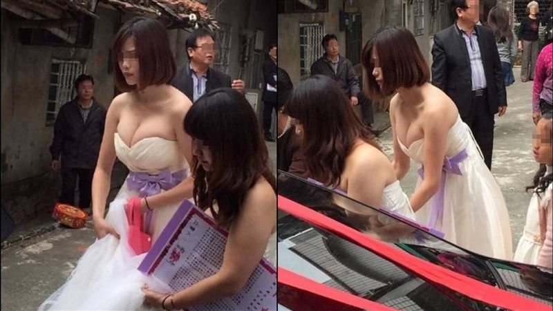 舊圖澆不熄慾火　豪乳伴娘臉書被神出