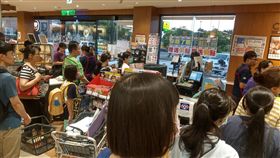 超市,收銀,排隊,結帳,大媽,緩慢