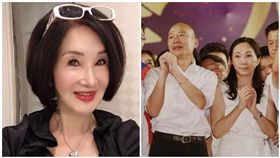 恬娃、韓國瑜,組合圖／翻攝自臉書