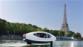 巴黎,飛行,電動計程車,測試,明年上市(圖/facebook.com/seabubblesofficial)