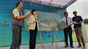 全國古蹟日將登場　鄭麗君潘孟安屏東揭序幕2019年全國古蹟日21、22日將登場，文化部長鄭麗君（左2）及屏東縣長潘孟安（右2）等人18日在屏東市勝利新村為古蹟日活動揭序幕。中央社記者郭芷瑄攝　108年9月18日