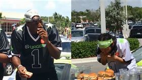 NBA／遭小林尊輾壓…熱火野獸崩潰
NBA,邁阿密熱火,Bam Adebayo,大胃王,漢堡,小林尊
翻攝自《邁阿密太陽哨兵報》