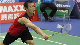 台北羽賽男單  王子維首輪出局（2）台北羽球公開賽4日進行第2天賽程，「羽球王子」王子維（圖）在男單賽程對戰法國選手克拉爾布特（Lucas Claerbout），最終以16比21、21比12、以11比21吞敗，首輪遭到淘汰。中央社記者裴禛攝  108年9月4日