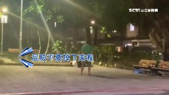 虎爸訓幼女！半夜公園伏地挺身撐到哭