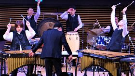 極光打擊樂團中秋夜洛杉磯演出極光打擊樂團13日在巴沙迪納市立學院（Pasadena City College）禮堂演出。中央社記者林宏翰洛杉磯攝  108年9月19日