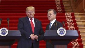 南韓,北韓,美國,李度勳,重啟,磋商(圖／美聯社／達志影像)