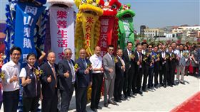 達麗建設投資20億元打造「岡山樂購站前廣場」。（業者提供）