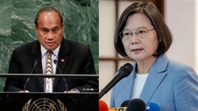 吉國現任總理馬茂、蔡英文（組合圖／資料照）