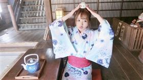 ▲圖（益坂美亞的浴衣裝扮／圖片翻攝自Twitter）
