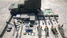 海軍陸戰隊,開箱,模型,tetris challenge,國軍,防空部隊,刺針飛彈,裝備,蛙人 圖／翻攝自中華民國海軍陸戰隊臉書　https://parg.co/Jz9