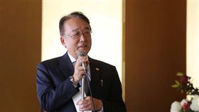 吳東進獲頒勳章 日台協會代表沼田幹夫肯定日台協會代表沼田幹夫（圖）18日表示，新光醫院董事長吳東進身為台灣的工商領袖之一，除了推動台日醫療交流外，也在其他領域有相當多的貢獻。中央社記者游凱翔攝  108年6月18日