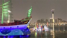 台北,大稻埕碼頭,落水,溺水,遊艇趴（圖／翻攝畫面）
