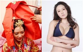 于婕,陳鳳,結婚/畢獅國際娛樂提供、翻攝自微博