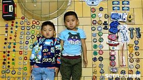 兒開箱文放滿戰鬥陀螺　爸快哭：地上非玩具，是上萬新台幣
圖曾先生授權提供