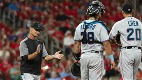 ▲馬丁利（Don Mattingly）續任馬林魚總教練。（圖／美聯社／達志影像）