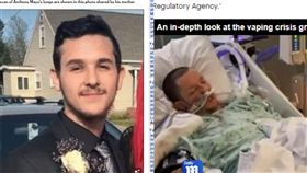 電子菸,菸油,肺病,美國,賓州（圖／翻攝自每日郵報）