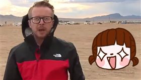 火影跑,51區,Storm Area 51,外星人,飛碟,穿越,記者,詭異,火影忍者,　圖／翻攝自YouTube