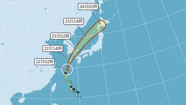 塔巴侵襲南韓南部 至少1死2傷數百航班取消